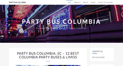Desktop Screenshot of partybuscolumbia.com